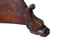 French Charles X Mahogany Gueridon with Marble Top-Antique Gueridon-19th Century Centre Table-Lions Paw Feet-French Antiques-Antique Tables-Tables-AD & PS Antiques