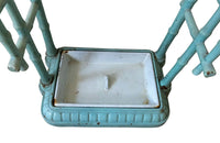 Enamelled Iron Umbrella & Stick Stand - Antique Umbrella Stand - French Antiques - Decorative Antique Furniture - AD & PS Antiques