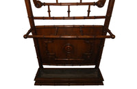 French Faux Bamboo Hallstand - Antique Hall Stand - Portmanteau - Decorative Antiques - Coat Rack - Umbrella & Stick Stand - Antique Shops Tetbury - AD & PS Antiques