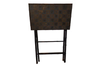 Antique French Folding Faux Bamboo Table-Occassional Tbales-Antique Tables-Side Table-Folding Table-End Table-French Antiques-AD & PS Antiques