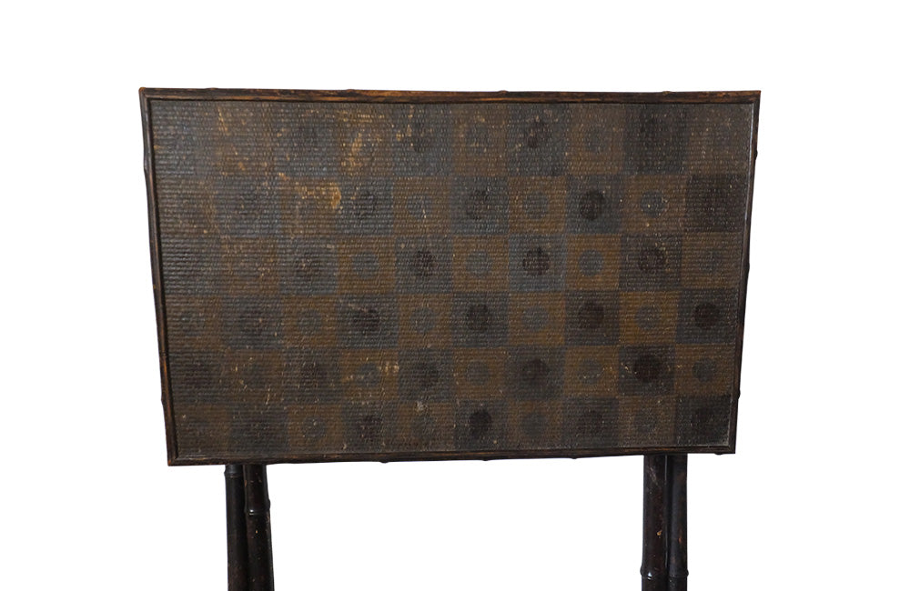 Antique French Folding Faux Bamboo Table-Occassional Tbales-Antique Tables-Side Table-Folding Table-End Table-French Antiques-AD & PS Antiques