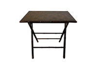 Antique French Folding Faux Bamboo Table-Occassional Tbales-Antique Tables-Side Table-Folding Table-End Table-French Antiques-AD & PS Antiques