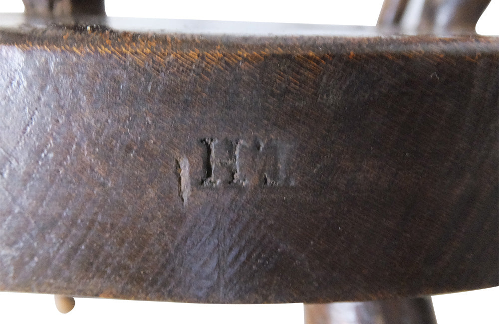 Set of Four Smokers Bows-Smokers Bows-Elm & Beech Armchairs-English Antiques-Armchairs-Dining Chairs-Captains Chairs-AD & PS Antiques