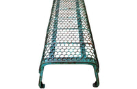 Large French Iron Garden Bench -Garden Antiques - French Antiques - AD & PS Antiques