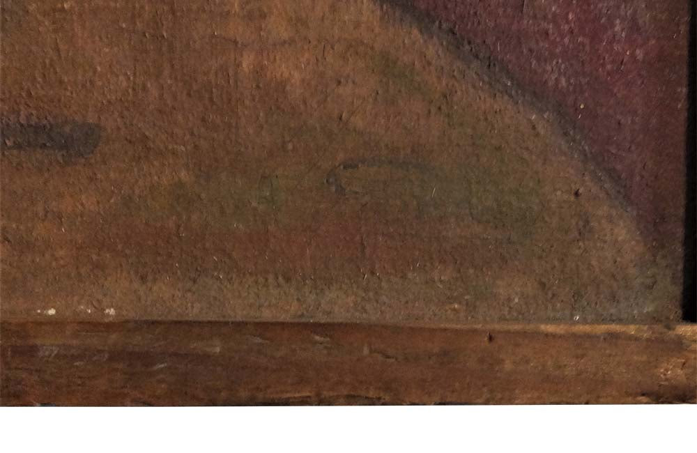 SMALL PAINTING OF A FEMALE FIGURE