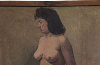 SMALL PAINTING OF A FEMALE FIGURE