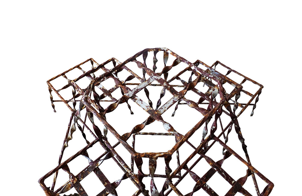 French Iron Florists Plant Stand - Iron Plant Stand - French Garden Antiques - Antique Garden Furniture - Antique Plant Stand - Courtyard Furniture - Orangery Furniture - Ironwork - Antique Shops Tetbury - adpsantiques - AD & PS Antiques