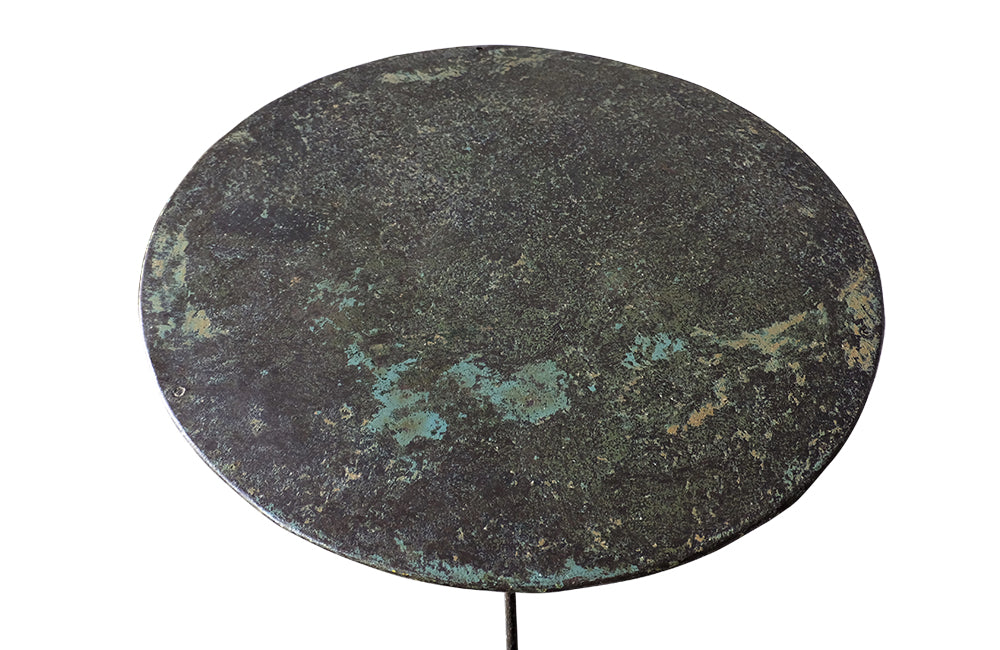 French Folding Iron Garden Table - Antique Garden Table – Vintage Garden Furniture -Garden Antiques - French Antique Furniture - Antique Table – Table - Garden Accessories -AD & PS Antiques