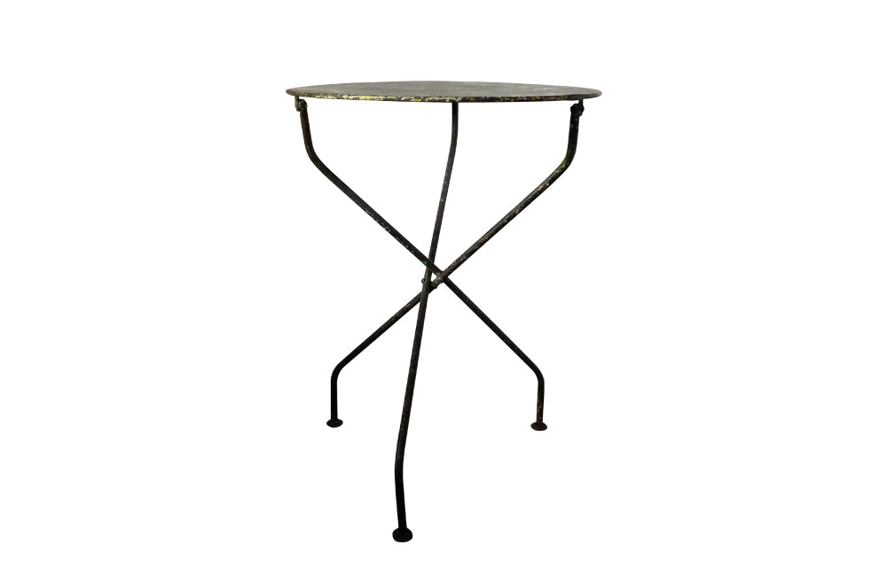 French Folding Iron Garden Table - Antique Garden Table – Vintage Garden Furniture -Garden Antiques - French Antique Furniture - Antique Table – Table - Garden Accessories -AD & PS Antiques