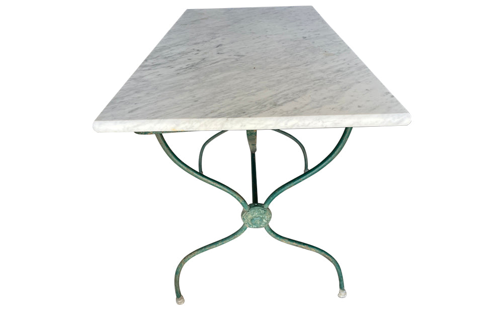 19th Century French Bistro Table - Garden Antiques - Antique French Furniture - French Garden Antiques - Garden Antiques - French Garden Furniture - Antique Bistro Tables - Antique Side Table - AD & PS Antiques