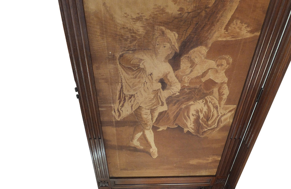 19th Century French Four Panelled Screen - Sepia grisaille – Paravent – Antique Room Divider -Antique Screen - French Antiques - Wall Decoration – Screen – Decorative Antique Furniture - AD & PS Antiques