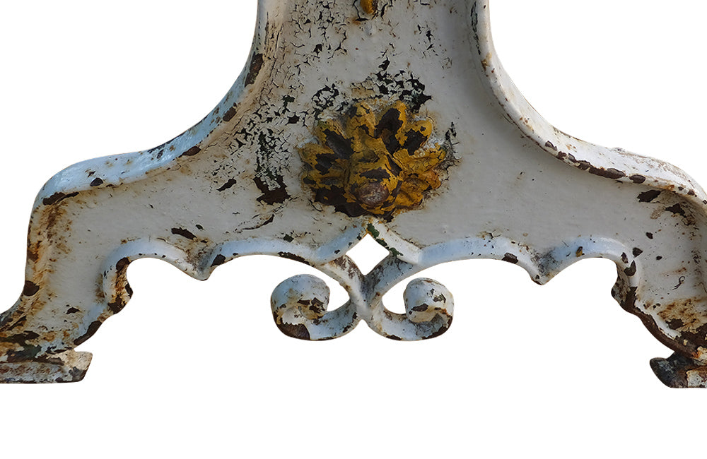 French Bistro Table with Marble Top - Antique French Table - Marble Top Table - French Mid Century Furniture - Vintage Marble Top Table - AD & PS Antiques