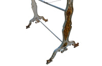 French Bistro Table with Marble Top - Antique French Table - Marble Top Table - French Mid Century Furniture - Vintage Marble Top Table - AD & PS Antiques