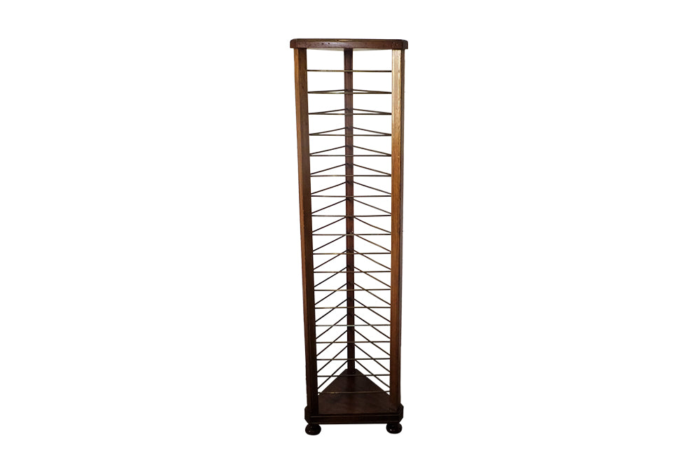 French Brasserie Plate Stand - French Antique Furniture– Vintage Plate Shelf – Vintage Display Stand - French Antique Furniture - AD & PS Antiques