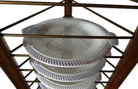 French Brasserie Plate Stand - French Antique Furniture– Vintage Plate Shelf – Vintage Display Stand - French Antique Furniture - AD & PS Antiques