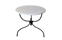 French Marble Top Gueridon - Antique French Table - Antique Marble Top Table - French Antique Furniture - AD & PS Antiques