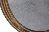 FRENCH OVAL BRASS BISTRO MIRROR