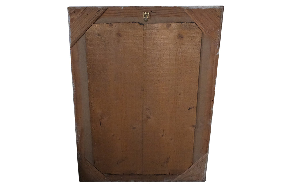 French Painted Framed Mirror-Mirrors-Wall Decoration-French Antiques-Antique Mirror-Plain Mirror-AD & PS Antiques