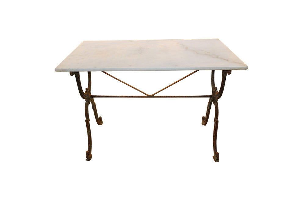 19th Century French Bistro Table - French Patisserie Table - French Antiques - Garden Antiques -Bistro Table - AD & PS Antiques