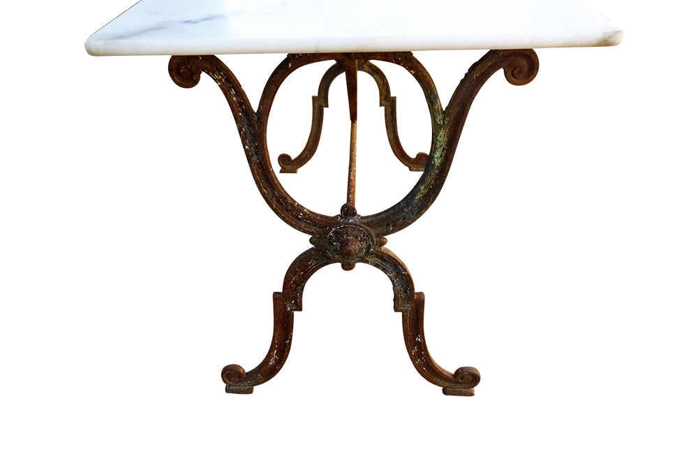 19th Century French Bistro Table - French Patisserie Table - French Antiques - Garden Antiques -Bistro Table - AD & PS Antiques