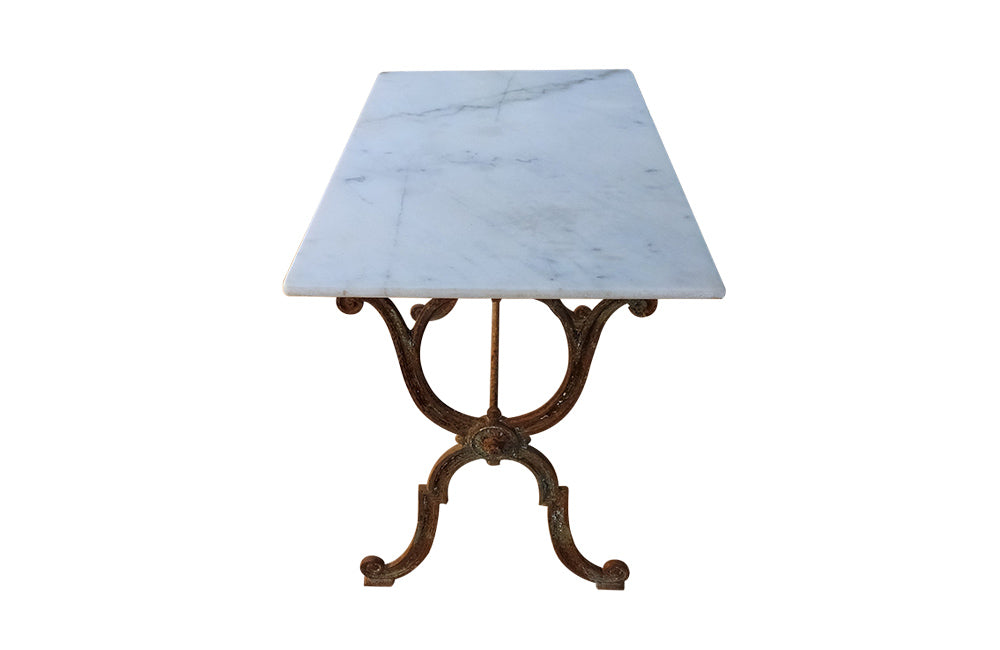 19th Century French Bistro Table - French Patisserie Table - French Antiques - Garden Antiques -Bistro Table - AD & PS Antiques