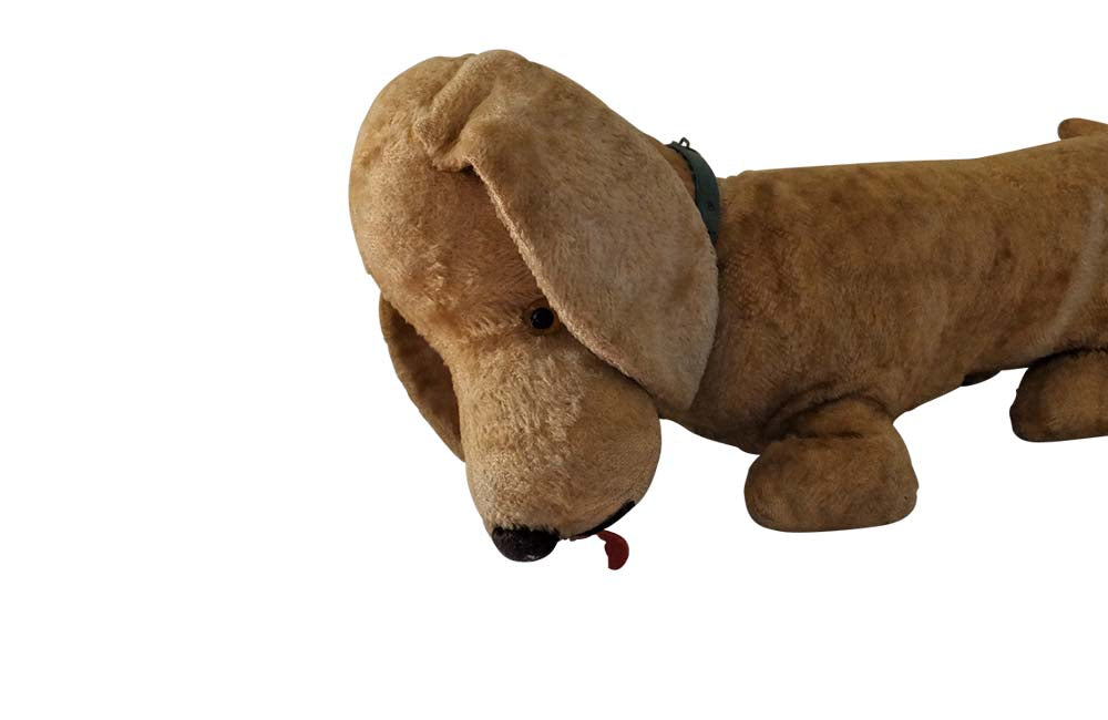 Old French Dacshund Toy Dog - Antique Toys - French Decorative Antiques - Decorative Accessories - Sausage Dog - Dachsund Dog Toy - Antique Shops Tetbury - adpsantiques - AD & PS Antiques