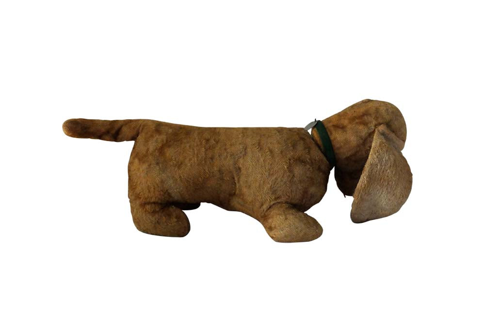 Old French Dacshund Toy Dog - Antique Toys - French Decorative Antiques - Decorative Accessories - Sausage Dog - Dachsund Dog Toy - Antique Shops Tetbury - adpsantiques - AD & PS Antiques