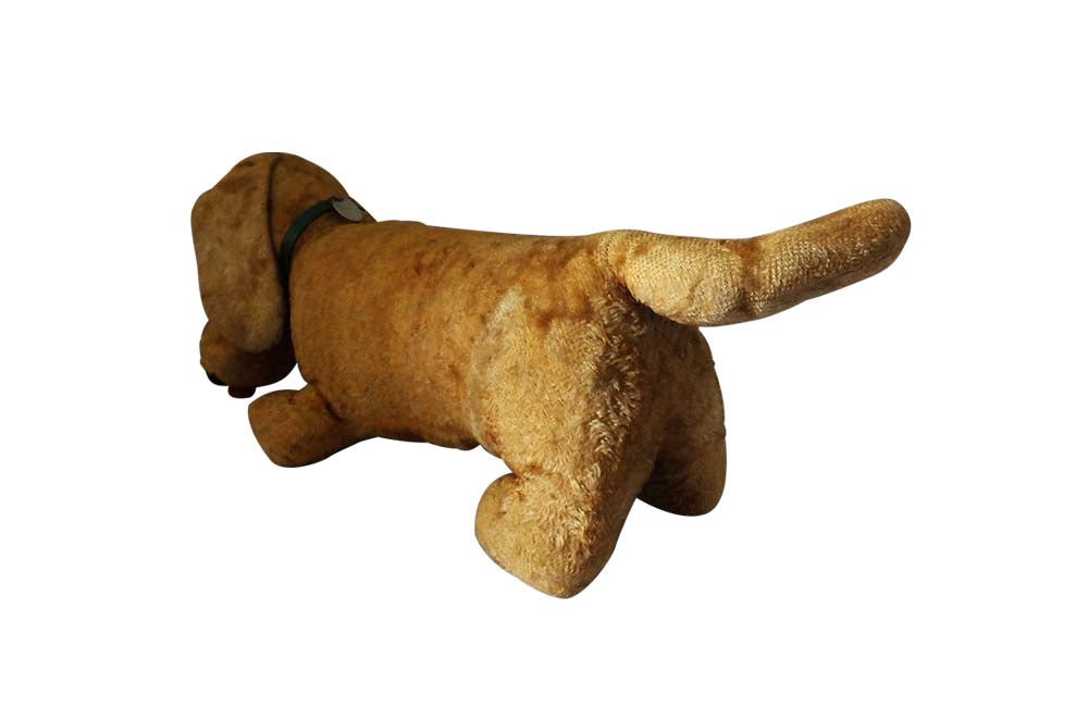 Old French Dacshund Toy Dog - Antique Toys - French Decorative Antiques - Decorative Accessories - Sausage Dog - Dachsund Dog Toy - Antique Shops Tetbury - adpsantiques - AD & PS Antiques