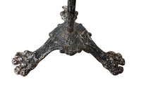 French Antique Iron Bistro Gueridon Table with Lions Paw Feet-Garden-Garden Furniture-Antique Tables-Garden Tables-French Antiques-Garden Antiques-Gueridon Table-Marble Table-AD & PS Antiques