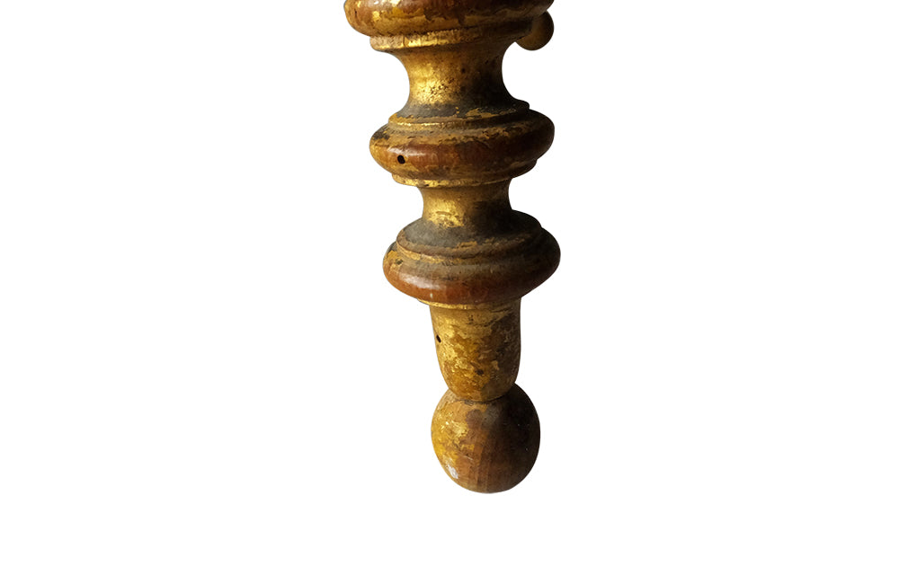 19th Century Gilt Barley Twist Stool-Giltwood Stool-Antique Stool-French Antiques-Antique Seating-Passementerie-Antique Linen-AD & PS Antiques