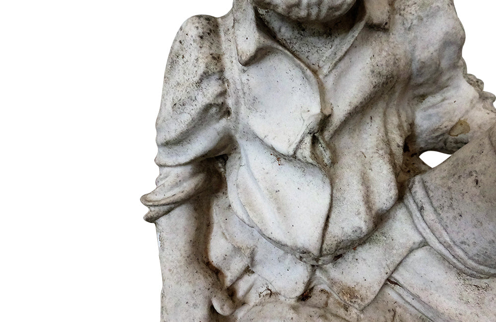 Pair of French Garden Gnomes- Garden Antiques - Decorative Accessories - Garden Gnomes - Garden Accessories - AD & PS Antiques