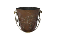 Aesthetic Movement Champagne Bucket-Arts & Crafts Copper & Brass Wine Cooler-French Antiques-Decorative Accessories-Wine & Food Antiques-AD & PS Antiques
