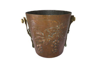 Aesthetic Movement Champagne Bucket-Arts & Crafts Copper & Brass Wine Cooler-French Antiques-Decorative Accessories-Wine & Food Antiques-AD & PS Antiques