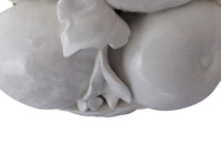 Italian White Ceramic Fruit Basket-White Ceramic Centrepiece-Italian Antiques-Italian Vintage Accessories-Decorative Accessories-AD & PS Antiques