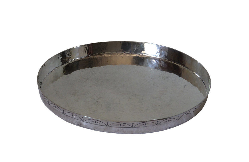 ITALIAN SILVER COCKTAIL TRAY BY BRANDIMARTE