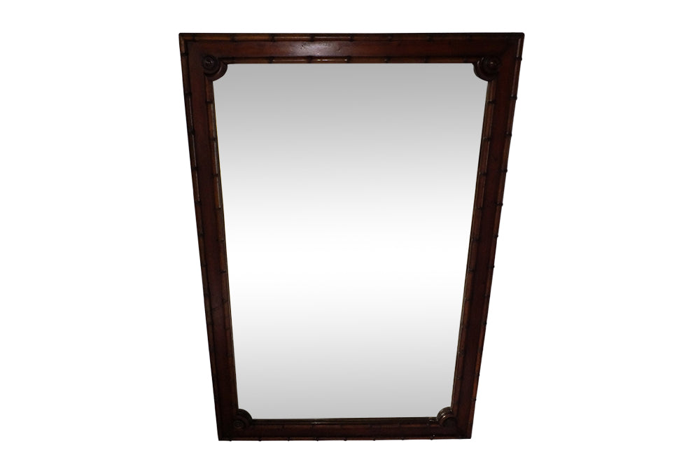 Large Antique Faux Bamboo Mirror-Large Mirror-Mirrors-Antique Mirrors-Decorative Mirrors-AD & PS Antiques