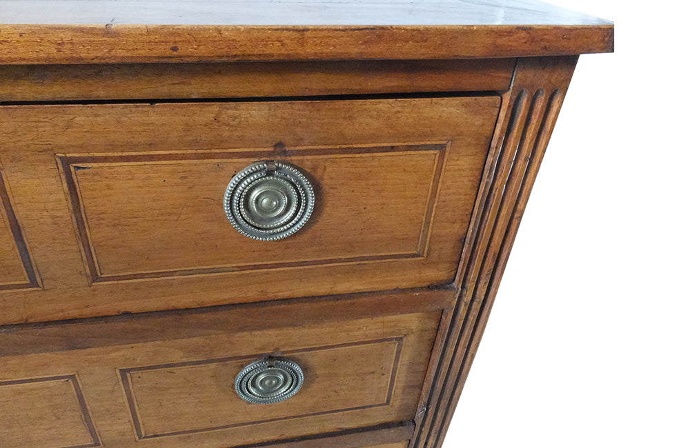 18th century French Louis XVI Commode - Louis XVI walnut chest of drawers - Period Furniture -French Antiques – Antique Furniture - AD & PS Antiques