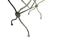 Large Oval French Garden Table – Vintage Bistro Table – Vintage Dining Table - Garden Antiques - French Antiques - French Antique Bistro Table - French Antique Garden Table -Marble Top Garden Table - AD & PS Antiques