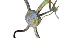 Large Oval French Garden Table – Vintage Bistro Table – Vintage Dining Table - Garden Antiques - French Antiques - French Antique Bistro Table - French Antique Garden Table -Marble Top Garden Table - AD & PS Antiques