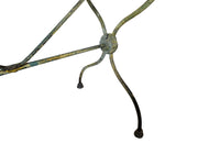 Large Oval French Garden Table – Vintage Bistro Table – Vintage Dining Table - Garden Antiques - French Antiques - French Antique Bistro Table - French Antique Garden Table -Marble Top Garden Table - AD & PS Antiques