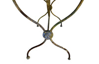 Large Oval French Garden Table – Vintage Bistro Table – Vintage Dining Table - Garden Antiques - French Antiques - French Antique Bistro Table - French Antique Garden Table -Marble Top Garden Table - AD & PS Antiques