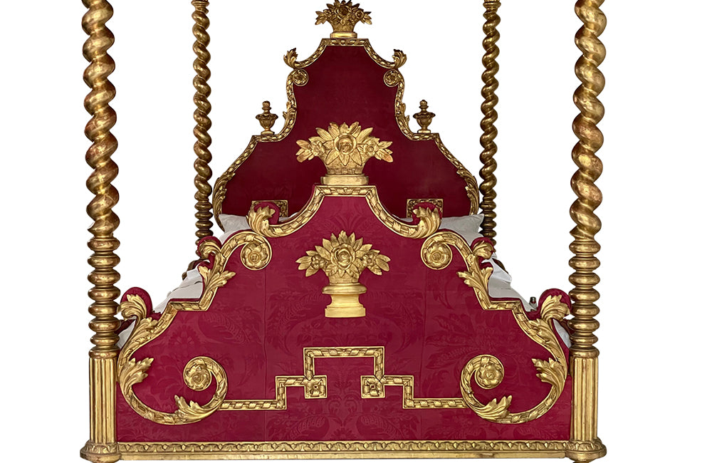 ANTIQUE ITALIAN TESTER BED