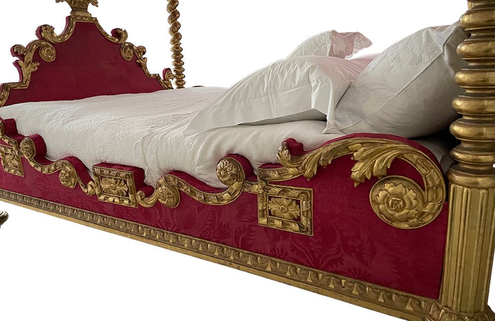 ANTIQUE ITALIAN TESTER BED