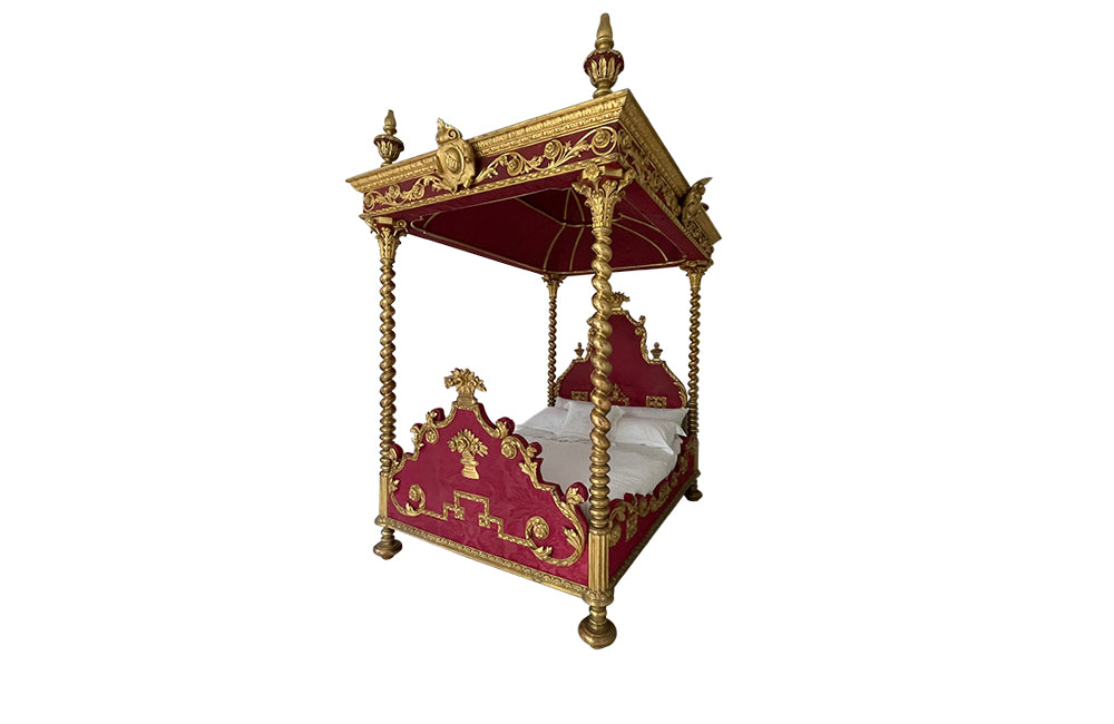 ANTIQUE ITALIAN TESTER BED