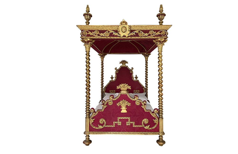 ANTIQUE ITALIAN TESTER BED