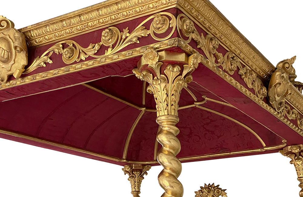 ANTIQUE ITALIAN TESTER BED
