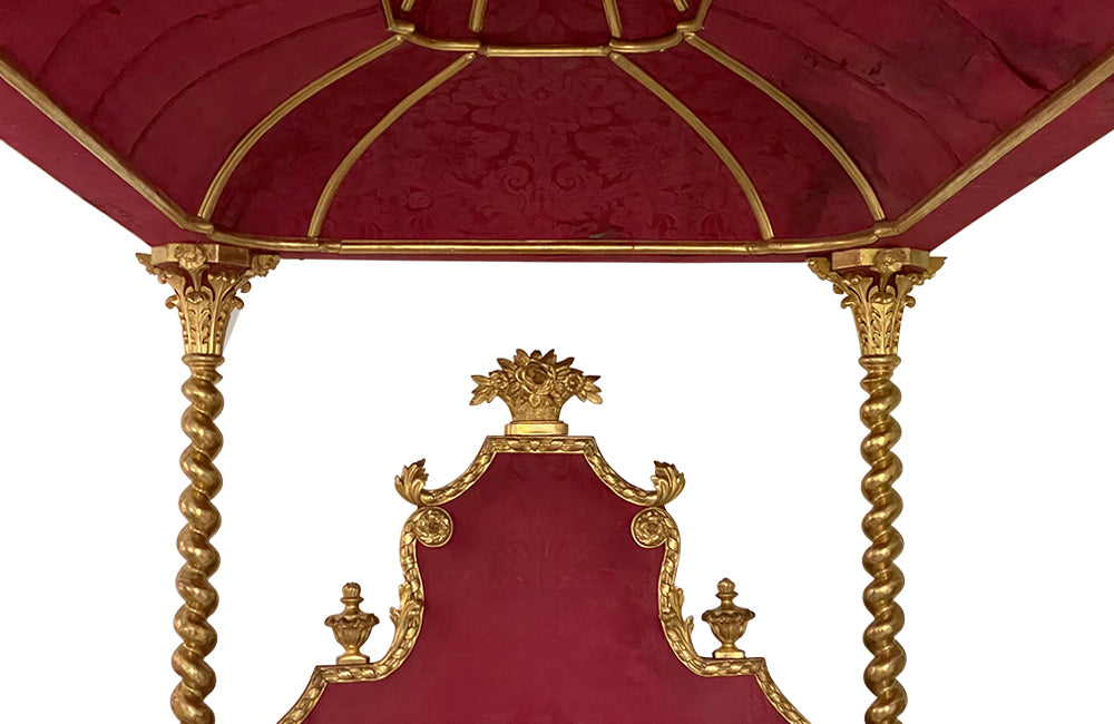ANTIQUE ITALIAN TESTER BED