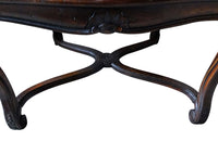 French Leather Wingback Armchair - Embossed Leather Wingback Armchair - Leather Armchair - Antique Armchair - French Antiques – Antique Library Chair – Antique Armchairs - AD & PS Antiques