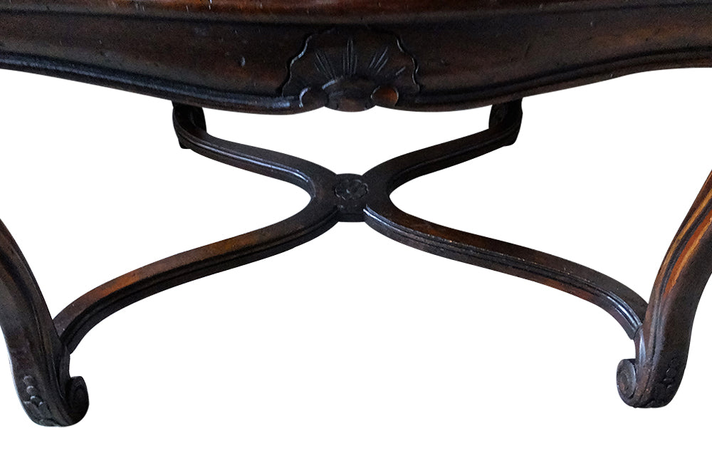 French Leather Wingback Armchair - Embossed Leather Wingback Armchair - Leather Armchair - Antique Armchair - French Antiques – Antique Library Chair – Antique Armchairs - AD & PS Antiques