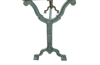 LONG MARBLE TOP BISTRO TABLE